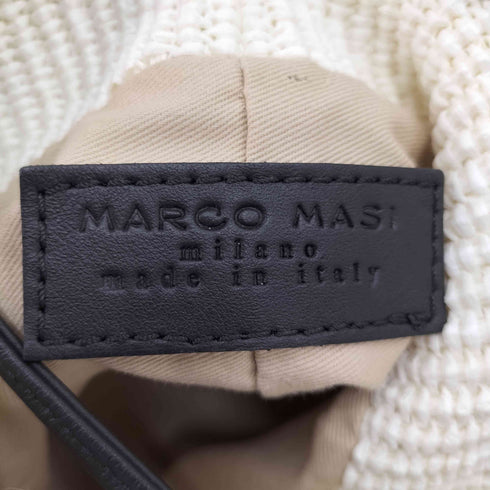 マルコマージ MARCO MASI カゴ レザー切替 ポーチ レディース